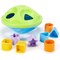 Green Toys: My First Shape Shorter - Blue & Green - 8 Piece Color & Shape Identification, Stack & Sort, Educational Toy, Kids-Toddlers-Baby Ages 6mo+